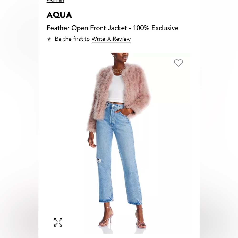 Aqua Pink Faux Fur Jacket - Picture 5 of 6